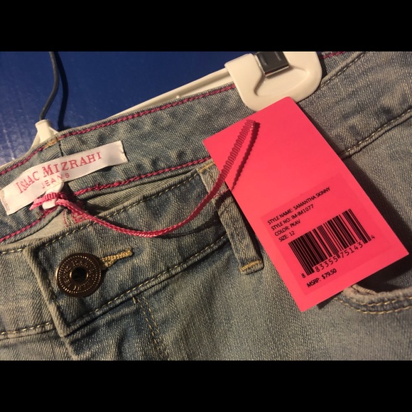 Issac Mizrahi Light Wash Skinny Jeans - Picture 8 of 8